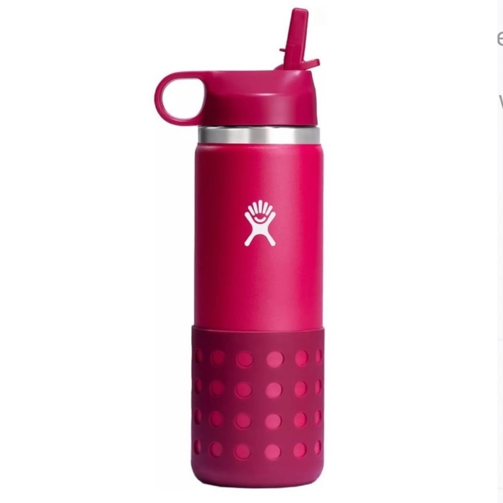 Hydro Flask Pink Water Bottle peony